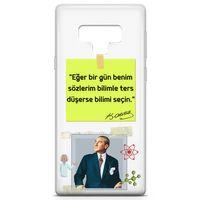 Samsung Galaxy Note 9 Kılıf Caps Atatürk Arka Kapak Koruma Desenli Full Koruyucu