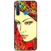 Lopard Oppo Realme 5i Uyumlu Kılıf Sürreal Yüzler ♀ (31) TPU Kılıf Baskılı