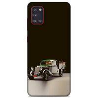 Lopard Samsung Galaxy A31 Uyumlu Kılıf PickUpX (48) Bumper Kılıf Yeşil Siyah
