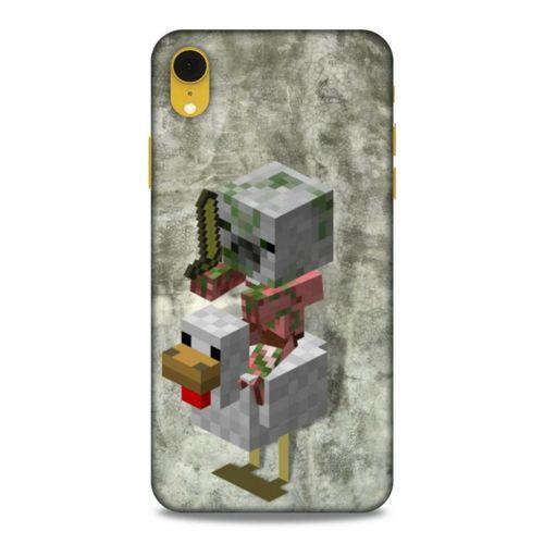 Lopard Apple iPhone XR Uyumlu Kılıf PiXel (43) Thin Fit Kılıf Tavuk MC