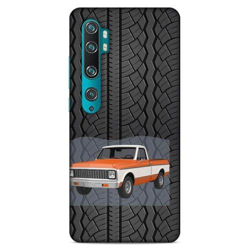 Lopard Xiaomi Mi Note 10 Pro Uyumlu Kılıf PickUpX (11) Tam Koruma Turuncu Beyaz