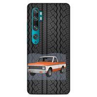 Lopard Xiaomi Mi Note 10 Pro Uyumlu Kılıf PickUpX (11) Tam Koruma Turuncu Beyaz