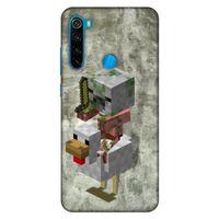 Lopard Xiaomi Redmi Note 8 Uyumlu Kılıf PiXel (43) Thin Fit Kılıf Tavuk MC