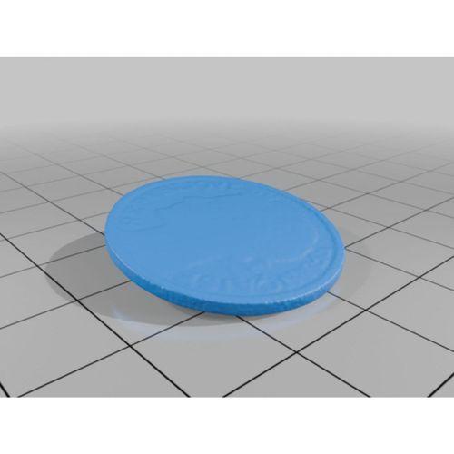 Tarayıcı ile Taranmış Madeni Para (Bu ürün Sadece Plastik parçadır - Almadan Önce Soru Sorabilirsiniz)