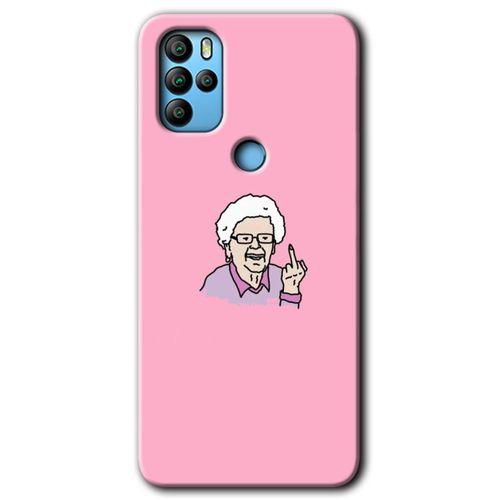 Omix X500 Kılıf HD Desen Baskılı Arka Kapak - Bad Grandmother