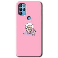 Omix X500 Kılıf HD Desen Baskılı Arka Kapak - Bad Grandmother