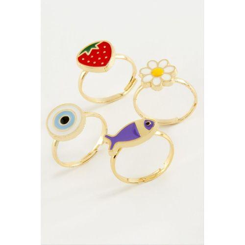 Karışık Mineli Yüzük 1 Adet