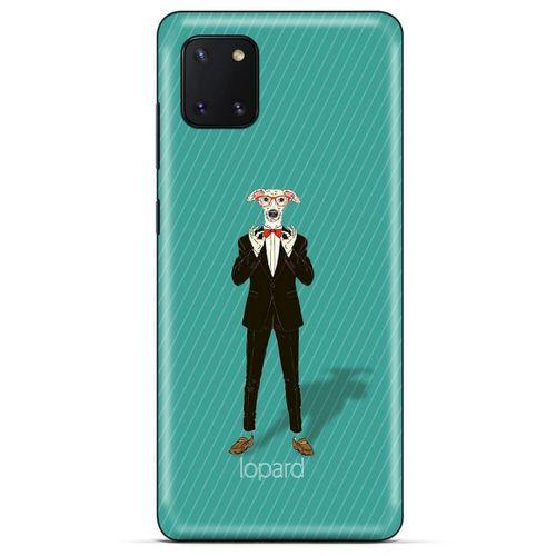 Huawei Y5P Kılıf FunnyMaX (12) Koruyucu Silikon Turkuaz Köpek