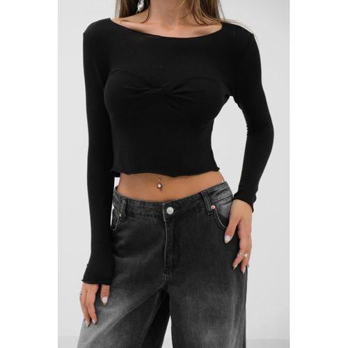 Göğüs Düğüm Detay Bluz