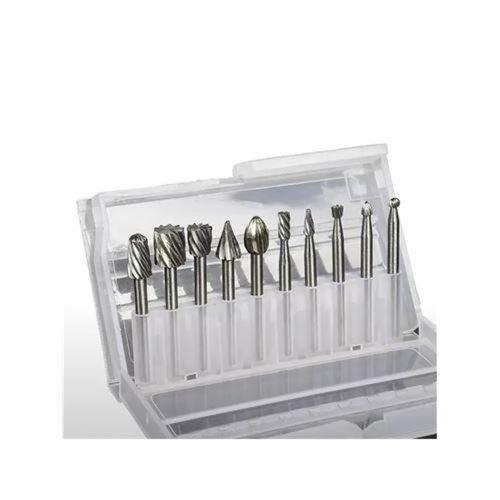 Zhltools Dremel Uyumlu Mini Oyma Gravür Uç Seti 10lu Tungsten Karbür, Ahşap, Metal, Plastik için