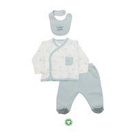 Bistyle 3Lü Zıbın Takım Hello World 13105 Mint