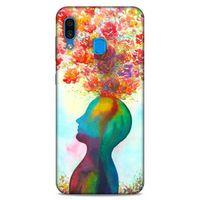 Lopard Samsung Galaxy A30 Uyumlu Kılıf Manipülasyon ☻ (46) Core Armor Kılıf Desenli