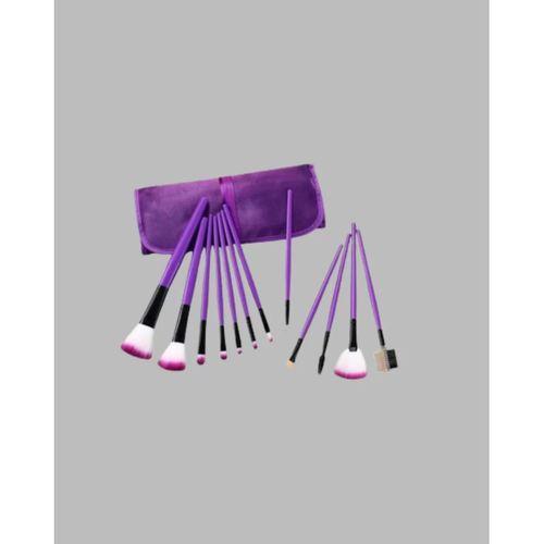 Profesyonel Makyaj Uygulamalarına Özel 12 Parça Kompakt Ve Hafif Makyaj Fırça Seti