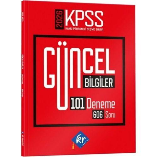 2026 KPSS Güncel Bilgiler 101 Deneme 606 Soru KR Akademi