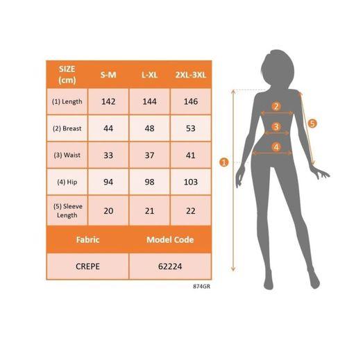 Kadın Omuzdan Açık Kısa Kollu Omuzdan Pileli Uzun Janjan Krep Elbise