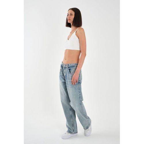 Kadın Açık Mavi Baggy Jean