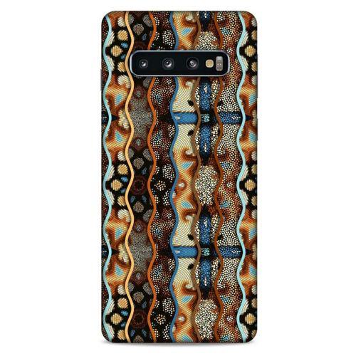 Samsung Galaxy S10 Kılıf Baskılı Özel Seri Taşlı (33) Hybrid Kılıf