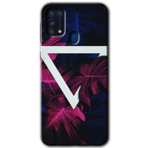 MRCİLETİSİM MRCİLETİSİM Samsung Galaxy M31 Kılıf HD Desen Baskılı Arka Kapak + Temperli Cam - Mekanik Yaprak