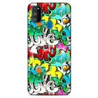 Graffitix (13) Desenli Silikon Kapak Samsung Galaxy M30s Kılıf