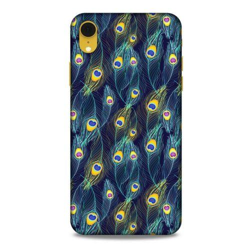 Apple iPhone XR Kılıf Desenli Özel Seri Tüyler (10) Full Koruma Kılıfı