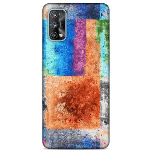 Lopard Oppo Realme 7 Pro Uyumlu Kılıf Soyut Sanat (49) Baskılı Ultra Silikon Kılıf