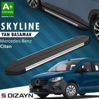 S-Dizayn Mercedes Citan Skyline Krom Yan Basamak 193 Cm 2012-2021 A+ Kalite