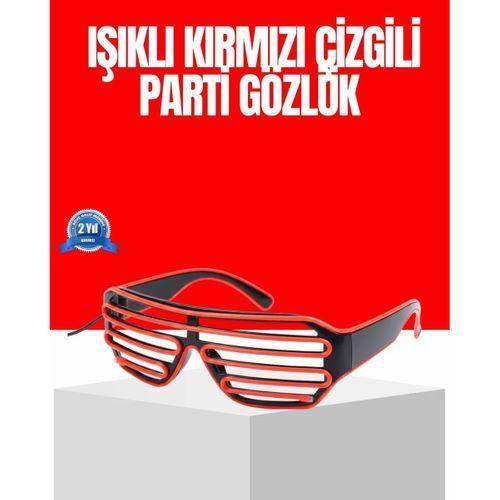 Dikkat Çeken Tasarımlı Led Işıklı Eğlence Gözlüğü