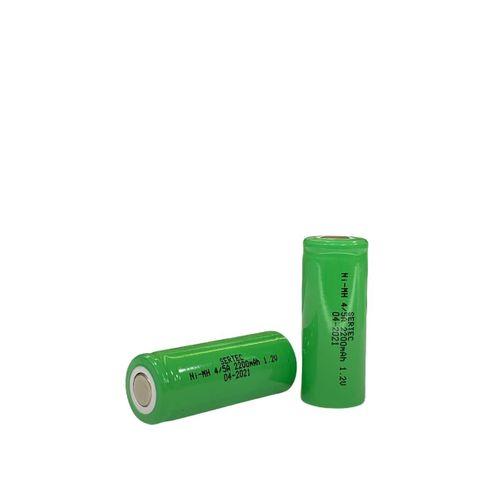 1.2V 2200 Mah - 4/5A - Ni-MH Şarjlı Pil - (Başsız / Flat Head)