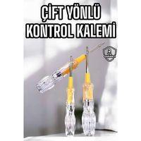 Çift Taraflı Elektrik Kontrol Kalemi Şeffaf Tornavida