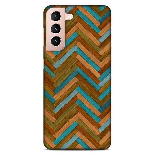 Lopard Samsung Galaxy S21 Uyumlu Kılıf Wood'X (38) Neo Hybrid Kılıf Desenli