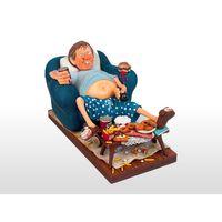 Forchino TV İzleyici Büyük-The Couch Potato-Sertifikalı Özel Koleksiyon-38*23*20 CM-FO85506