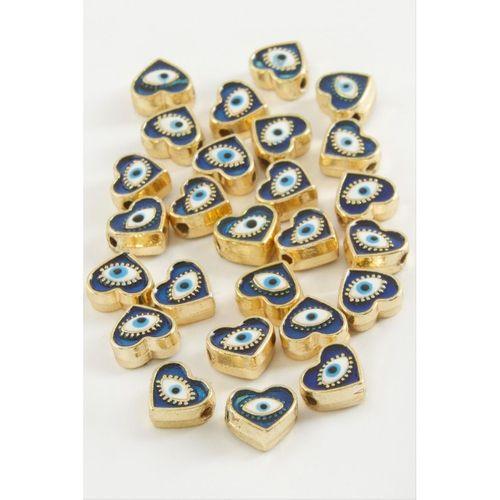 Kalp Göz Mineli Bileklik ve Kolye Ucu Aparatı 1 Adet