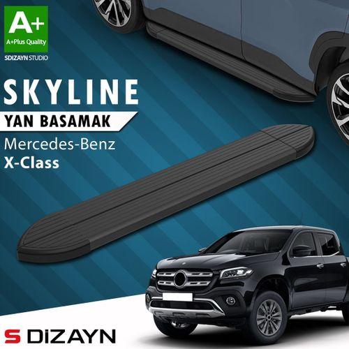 S-Dizayn Mercedes X-Class Skyline Siyah Yan Basamak 203 Cm 2018-2020 A+ Kalite