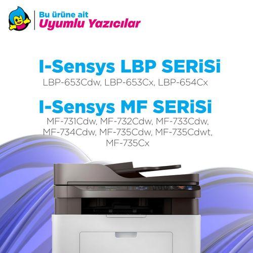 Canon CRG-046  Muadil Toneri Set - A Plus/ LBP653 / LBP654 / MF732 / MF734 / MF735