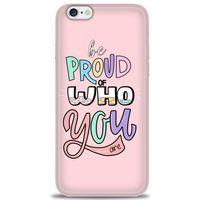 iPhone 6 Kılıf HD Baskılı Kılıf - Who You + Tam Ekran Koruyucu