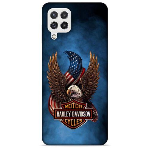 Samsung Galaxy A22 Uyumlu Kılıf Motorsiklet (2) Kabı Harley Davidson