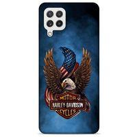 Samsung Galaxy A22 Uyumlu Kılıf Motorsiklet (2) Kabı Harley Davidson