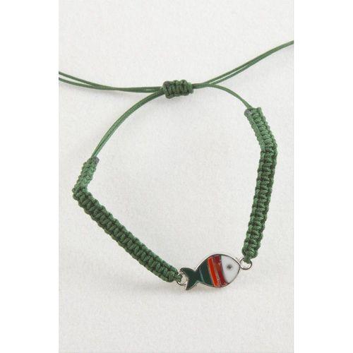 Balık Makrome Örgülü Bileklik