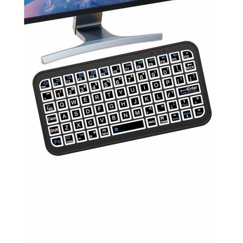 Şarjlı Kablosuz Mini Rgb Klavye Uzun Pil Ömürlü