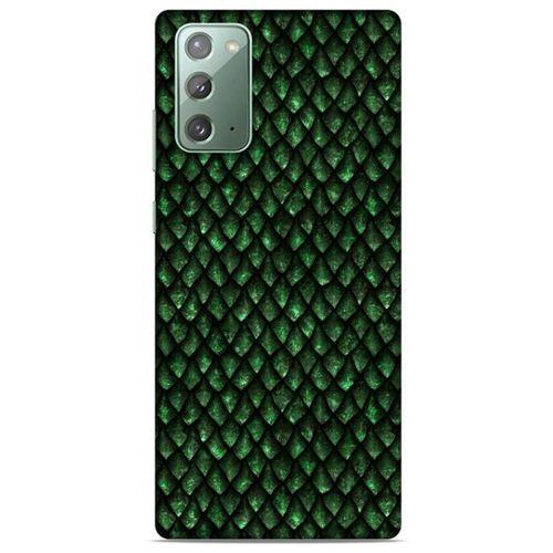 Samsung Galaxy Note 20 Kılıf Dragons (5) Koruma Kabı Ejderha Koyu Yeşil Pul