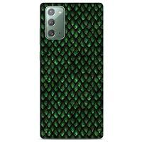 Samsung Galaxy Note 20 Kılıf Dragons (5) Koruma Kabı Ejderha Koyu Yeşil Pul