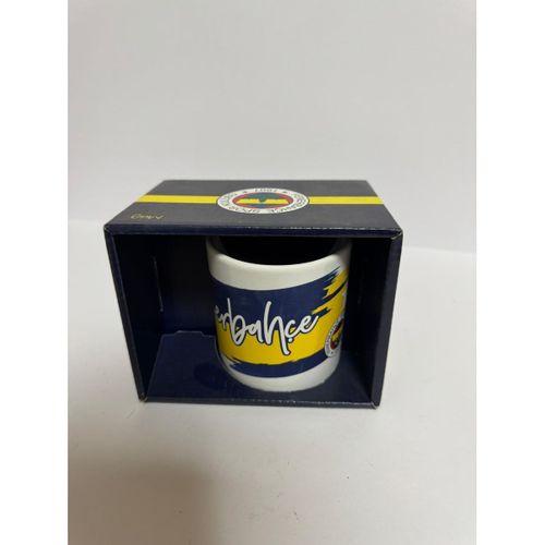 Seramik 1.Sınıf Kupa  Sarı Lacivert