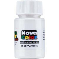Nova Color Akrilik Boya 30 Ml Beyaz - 4 adet