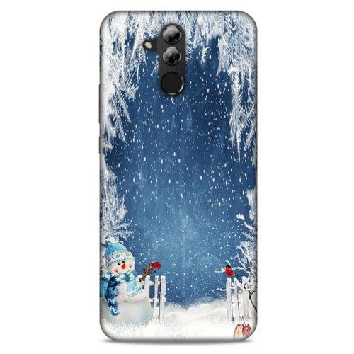 Huawei Mate 20 Lite Kılıf Snowix (6) Silikon Kılıf Açık Mavi