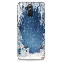 Huawei Mate 20 Lite Kılıf Snowix (6) Silikon Kılıf Açık Mavi