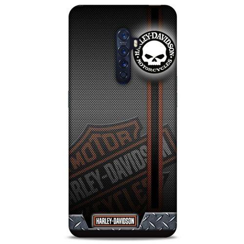 Oppo Reno 2 Uyumlu Kılıf Motorsiklet (46) Core Armor Kılıf Harley