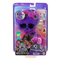 HVV58 Polly Pocket - Monster High Temalı Kompakt Oyun Seti