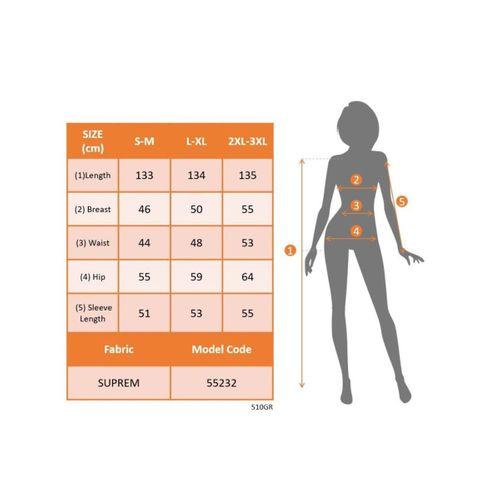Kadın Uzun Kollu Yakalı önden Düğmeli Uzun Süprem Elbise