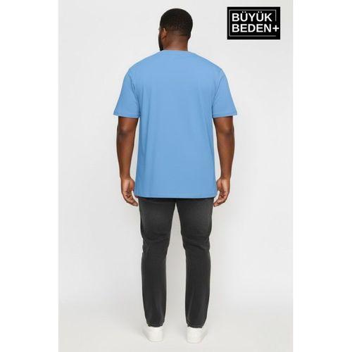 Büyük Beden Erkek Basic Tişört – Pamuklu Düz T-Shirt 3XL-6XL SPR26BTS510