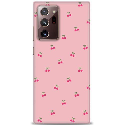 Samsung Galaxy Note 20 Kılıf HD Baskılı Kılıf - Minik Kirazlar + Tam Ekran Koruyucu